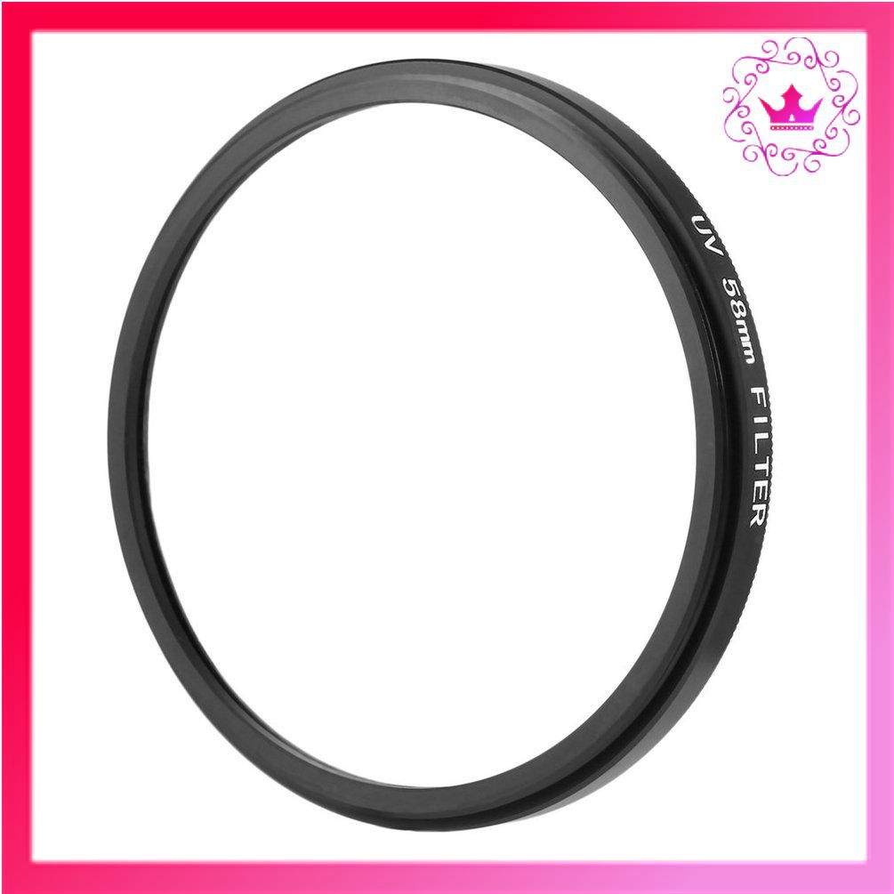 ⚛58mm UV Ultra-Violet Haze Dslr Camera Glass metal Lens Filter Lens Protector