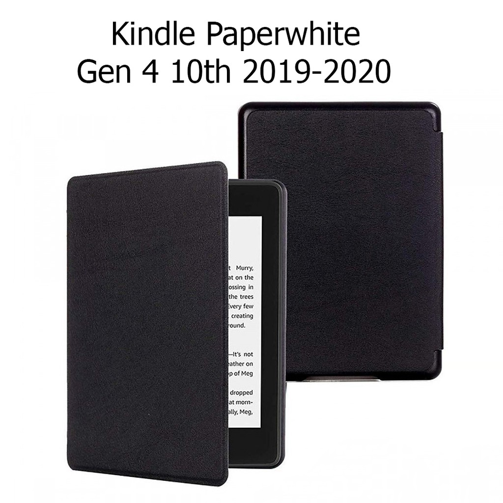 Bao Da Cover Cho Máy Đọc Sách Kindle Paperwhite Gen 4 10th 2019-2020 Vân Da