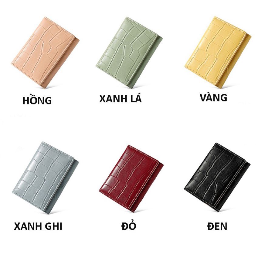 [Mã 154FASHIONSALE giảm 12% đơn 99K] Ví mini da rắn gấp gọn - Ví nữ cầm tay đựng tiền, thẻ, ảnh (T146)