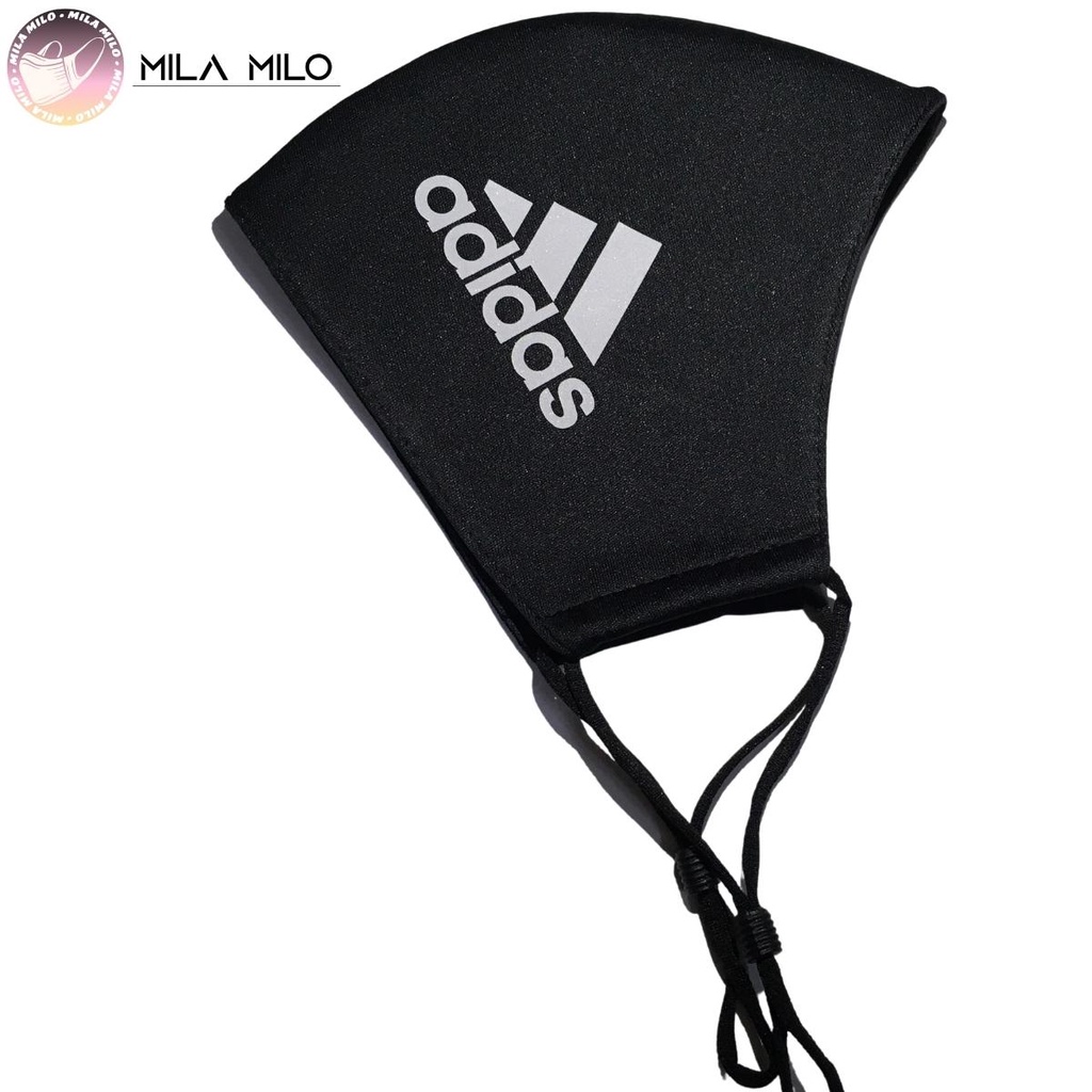 Khẩu trang vải kháng khuẩn in logo 3 lớp - Khẩu trang cao cấp cho nam và nữ