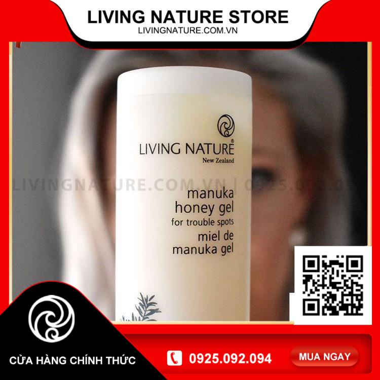 [Official Store] Gel giảm mụn mật ong Manuka Honey Gel 50ml - Living Nature | BigBuy360 - bigbuy360.vn