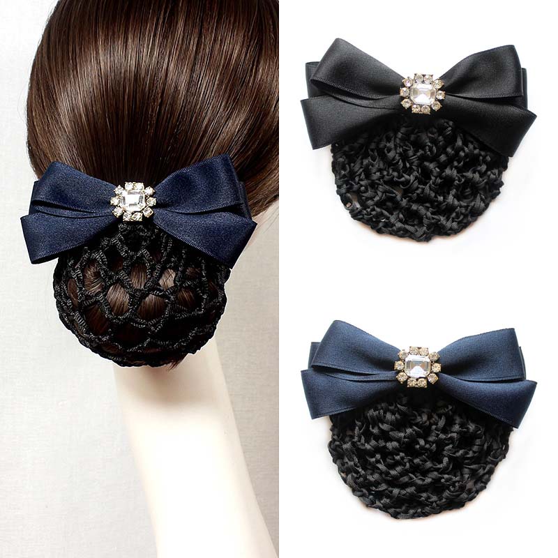 Kẹp Tóc Đính Nơ 12 * 6cm Chuyên Nghiệp Dễ Phối Đồ