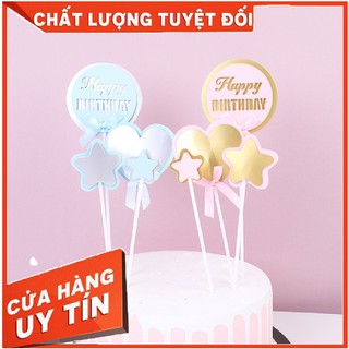 TOPPER trang trí bánh kem[ RẺ VÔ ĐỊCH ] Que cắm trang trí bánh, trang trí bánh sinh nhật, đồ trang trí bánh