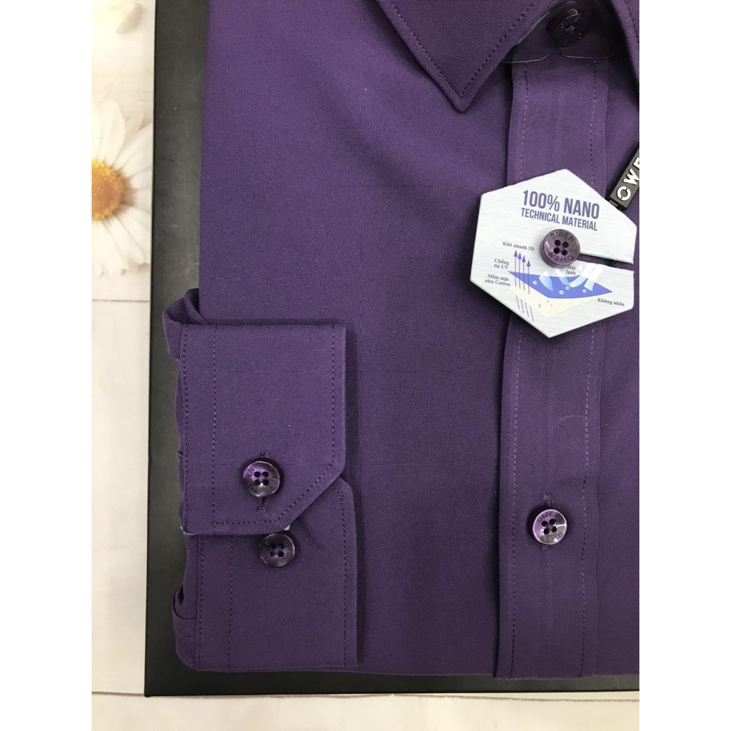 ÁO SƠ MI DÀI TAY NAM OWEN MỚI AR81273 - FREE SHIP - KIỂU DÁNG TRẺ TRUNG FORM CÔNG SỞ