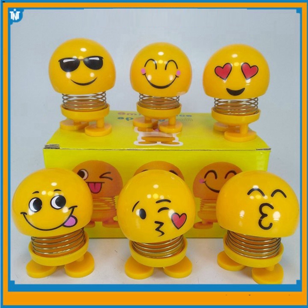 Thú nhún Emoji lò xo Con nhún Emoji lò xo vui nhộn