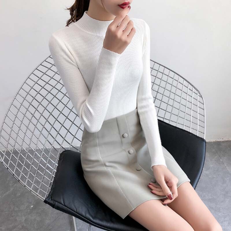 Áo len tăm cổ 3 phân mềm mịn, co giãn nhiều màu sắc, áo len mỏng ( Hàng Quảng Châu) | BigBuy360 - bigbuy360.vn