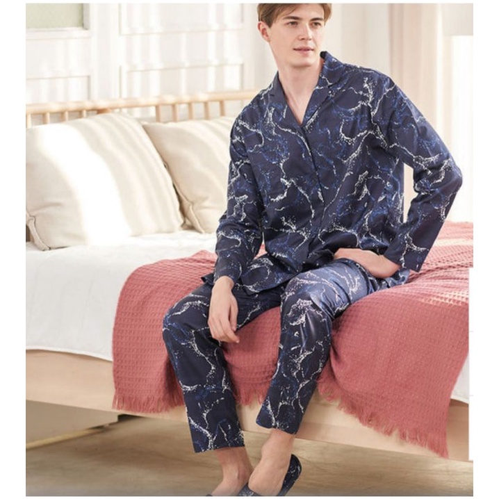 Bộ mặc nhà pijama nam xuất Hàn