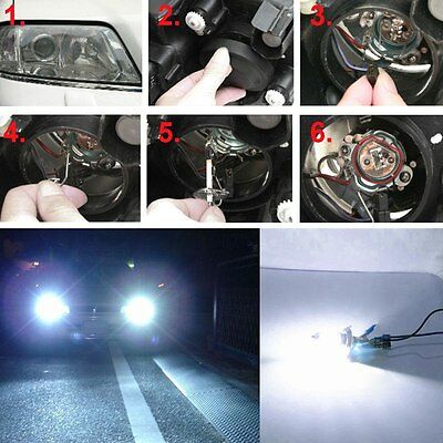Bóng đèn pha Xenon H4 HID 50W ánh sáng trắng siêu sáng dành cho xe hơi