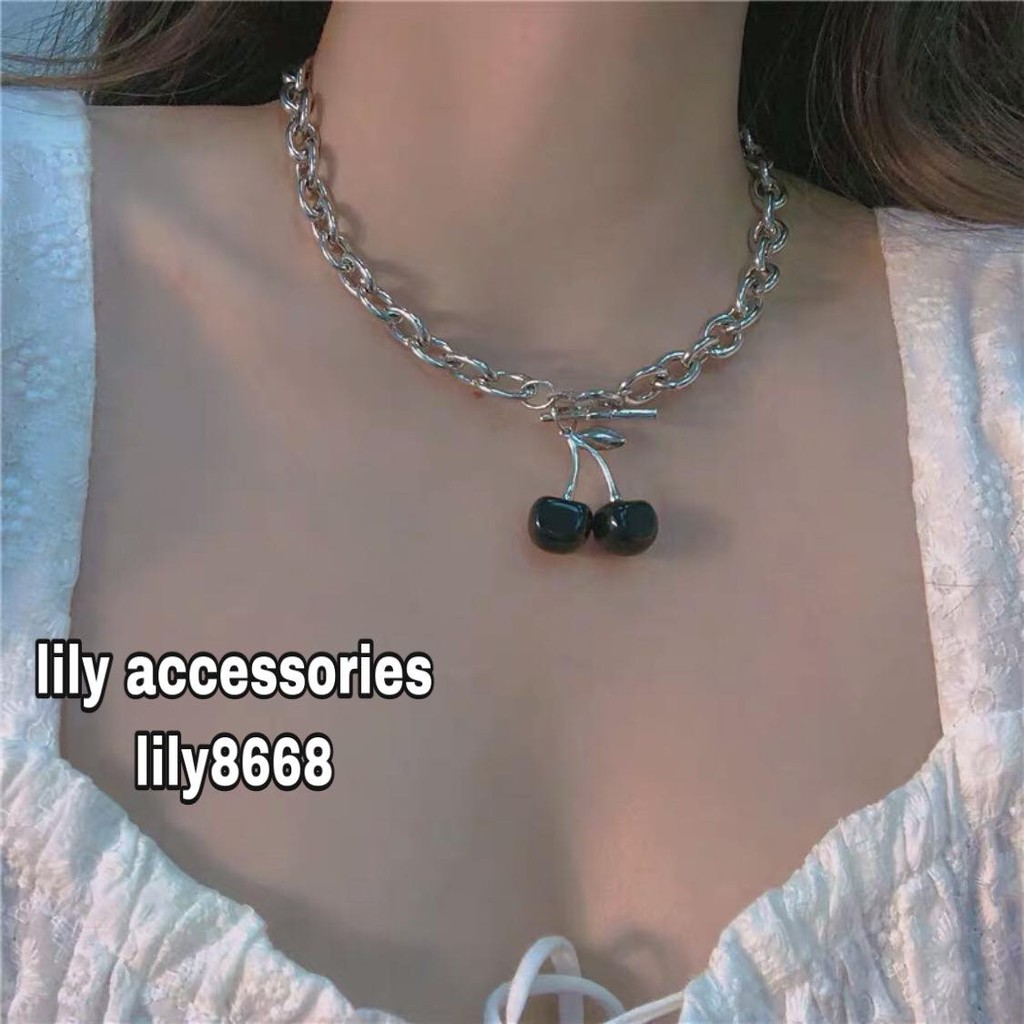 Cherry Chain Necklace  dây chuyền vòng cổ Cherry