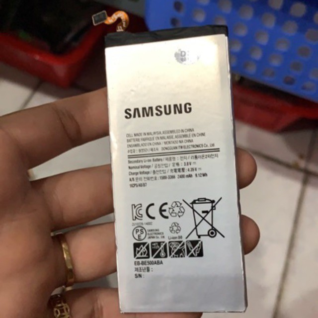 Pin Samsung Galaxy E5 2400mAh - Hàng nhập Khẩu (Bạc)