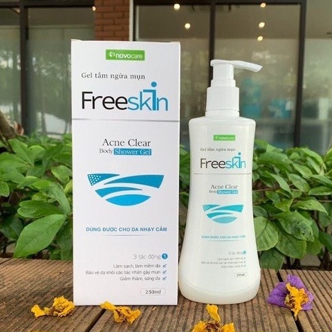 Dung Dịch Xịt Mụn Freeskin / Gel Tắm Ngừa Mụn  Freeskin Acne Clear Giảm Thâm, Làm Sáng, Ngừa Mụn