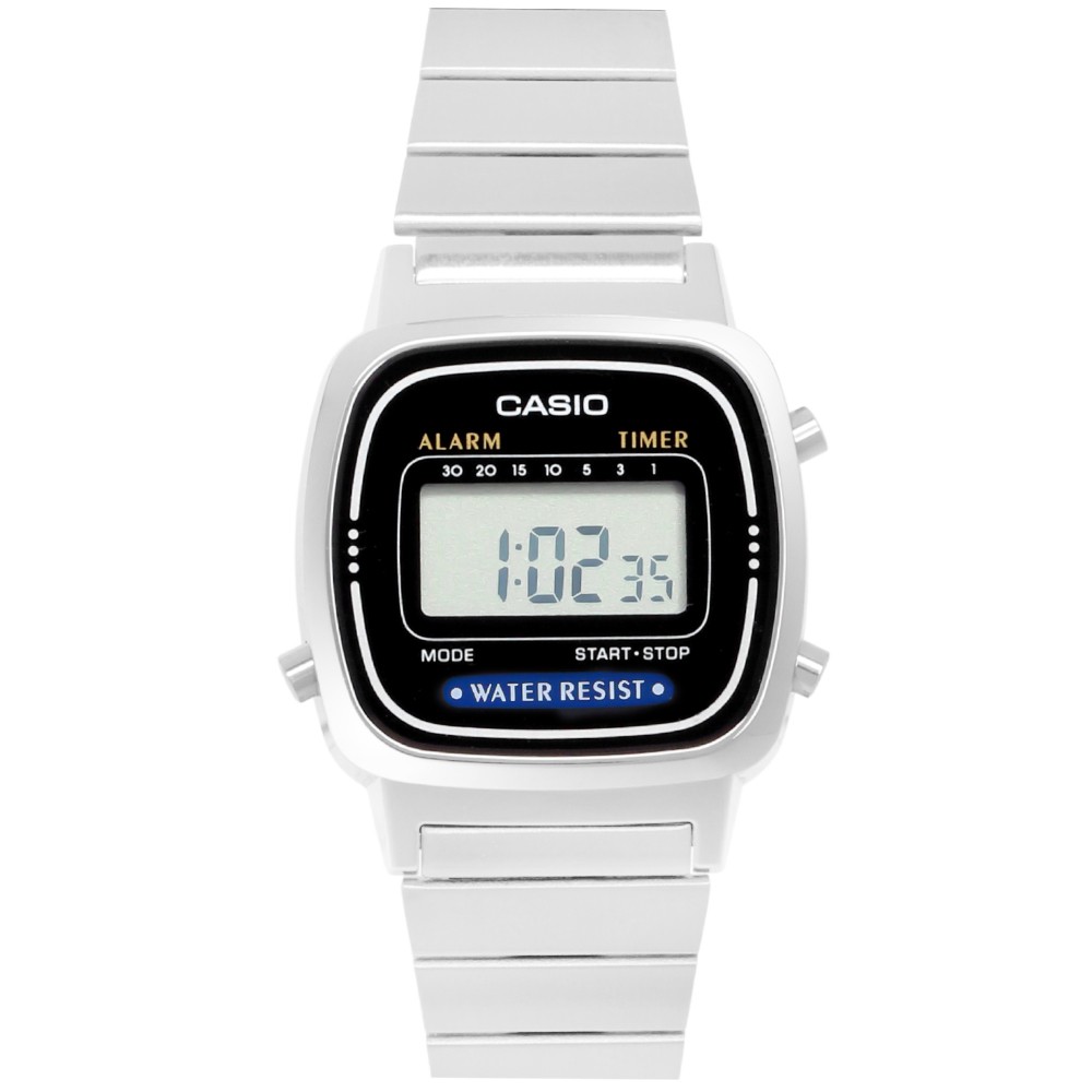 Đồng Hồ Casio Nữ LA670WA-1DF Nữ 🔥 𝓢𝓲ê𝓾 𝓗𝓸𝓽 🔥 Cam Kết Hàng Chính Hãng 🔥 Điện Tử Cổ Điển Dây Kim Loại Giá 🌟 sɪêᴜ ᴄʜấᴛ 🌟