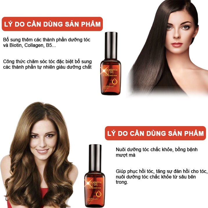 Tinh Dầu Dưỡng Tóc MACADAMIA NUT OIL OLIU 50ML - Kích Thích Mọc Tóc Lamyra