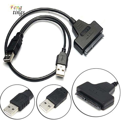 Dây Cáp Chuyển Đổi Usb 2.0 Sang 2.5Inch 22 7 + 15 Serial Ata Sata 2.0 Hdd / Ssd