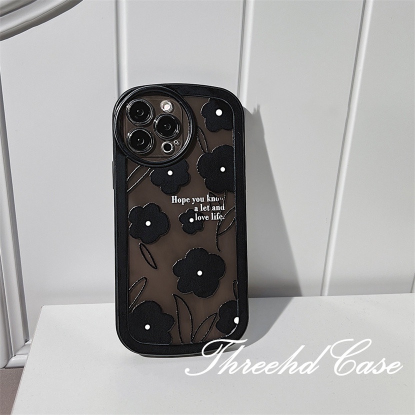 Ốp Điện Thoại Dẻo Họa Tiết Hoa Thời Trang Chống Sốc Cho iPhone 14 13 12 11 Pro Max SE2020 X XR Xs Max 7 8 Plus