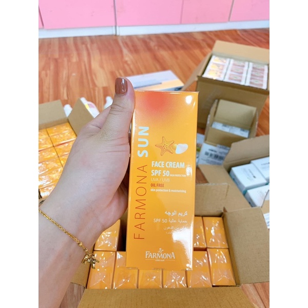 Kem Chống Nắng Farmona Sun Face Cream Oil Free Spf50 Cho Da Dầu Mụn Balan