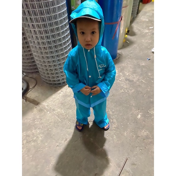 Áo mưa bộ trẻ em  cho bé nhựa dẻo