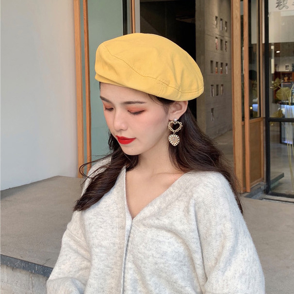 Nón Beret Phong Cách Hàn Quốc Cổ Điển Dành Cho Nữ