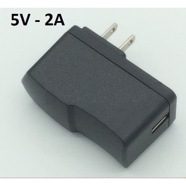 Cốc sạc USB 5V/2A - Nguồn adapter USB 5V 2A