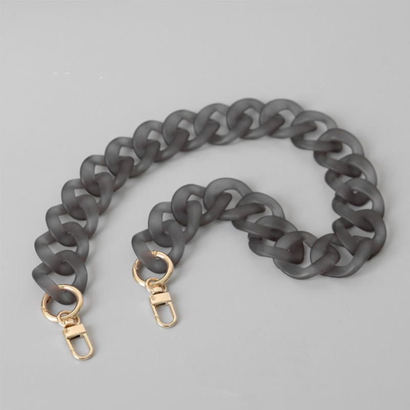 Dây Xích Thay Thế Cho Túi Xách Bằng Nhựa Resin Màu Đục Thời Trang Diy