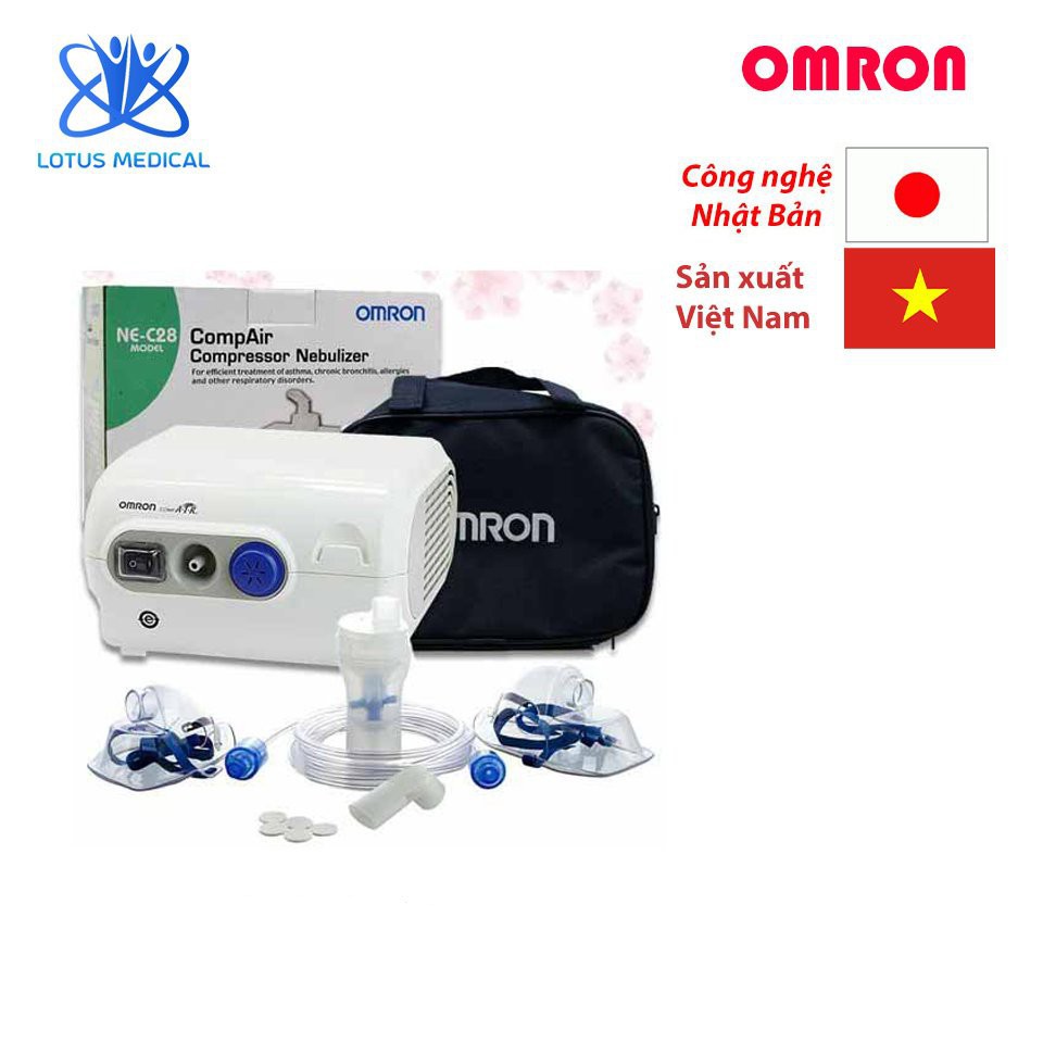 Máy xông mũi họng OMRON NEC28 – Thiết bị xông khí dung