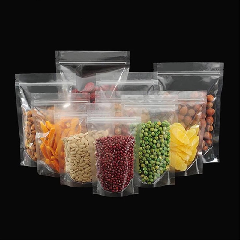 Túi zip trong suốt đựng thực phẩm bằng chất liệu PET