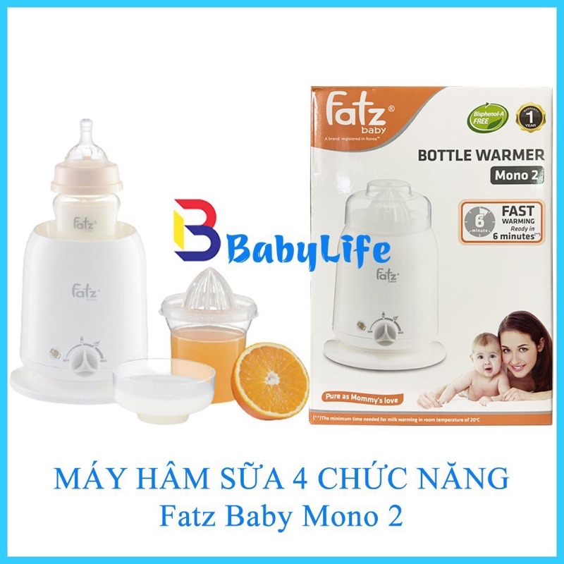 Máy hâm sữa 4 chức năng Fatzbaby Mono 2