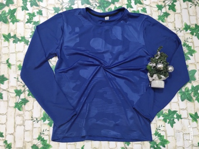 Áo thể thao ép vân giữ nhiệt cao cấp nam | BigBuy360 - bigbuy360.vn