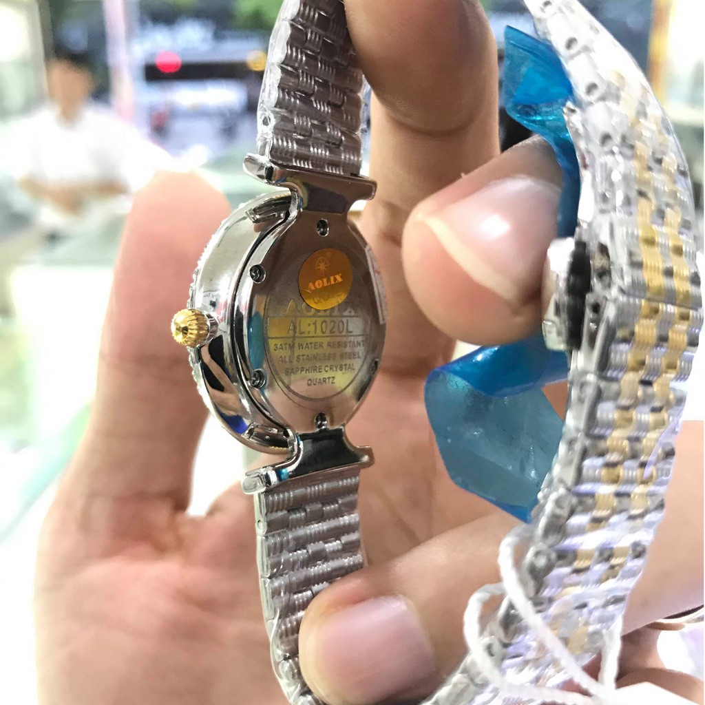 Đồng hồ nữ 
♥️FREESHIP♥️ Model AOLIX 1020L dây demi full hộp chính hãng, kính Sapphire chống xước chống nước tốt
