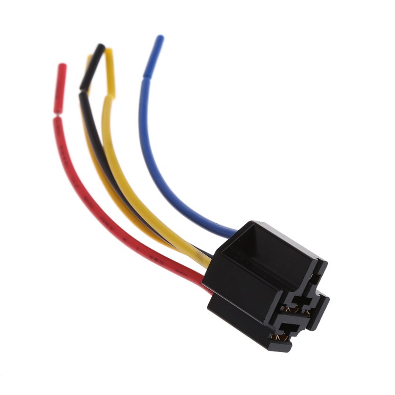 Rơle cầu chì chống nước DC 12V 40A 5Pin thường mở dành cho xe ô tô