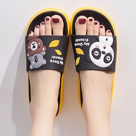 Mẫu MỚi- Dép Quai Ngang Gấu Panda Xinh Xắn DP06- Theshe