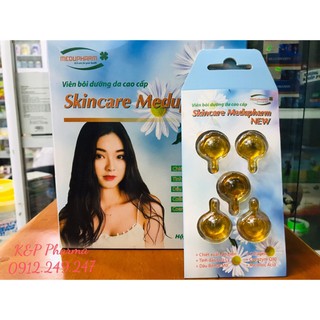 1 vỉ viên bôi dưỡng da Skincare Medupharm New