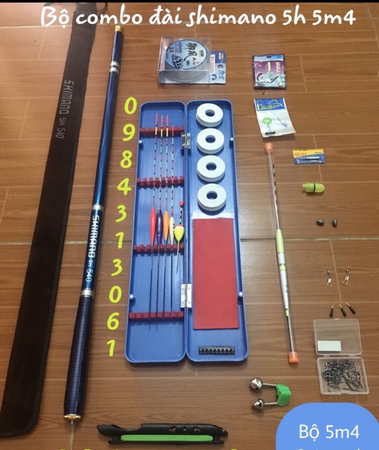 Xả bộ cần 14 món shimano 5h câu tay câu đài