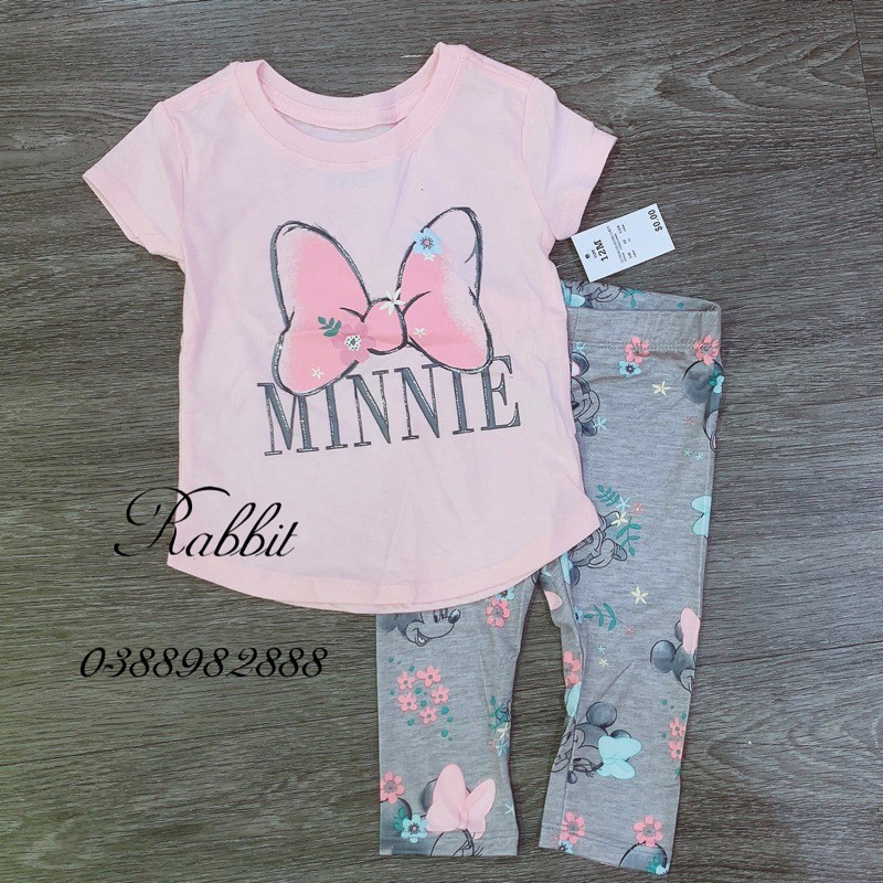 Bộ Minnie hoạ tiết nơ - RABBITSHOP