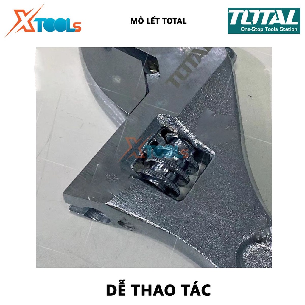 Mỏ lết TOTAL | chiều dài 15 inch - 18 inch kích thước điều chỉnh 0 - 55mm  [CHÍNH HÃNG] [XTOOLs]