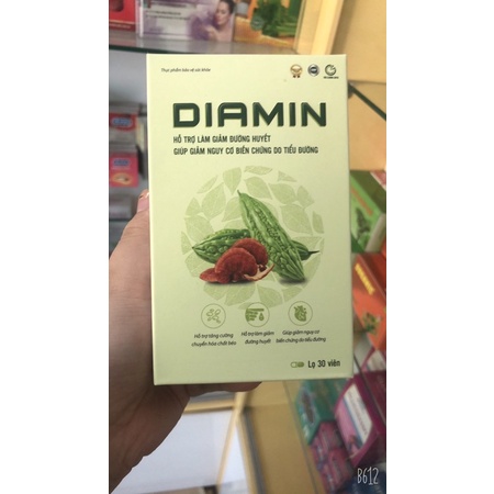 Diamin Hỗ Trợ Giảm Đường Huyết, Giảm Nguy Cơ Biến Chứng Tiểu Đường