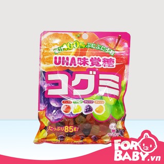 Kẹo Dẻo Trái Cây UHA  Nhật Bản -date 8/2019