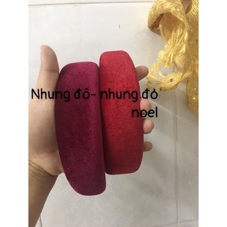 mấn nhung đỏ hay còn làm cài tóc cô dâu