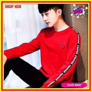 Áo thun nam tay dài phong cách hàn quốc - A006