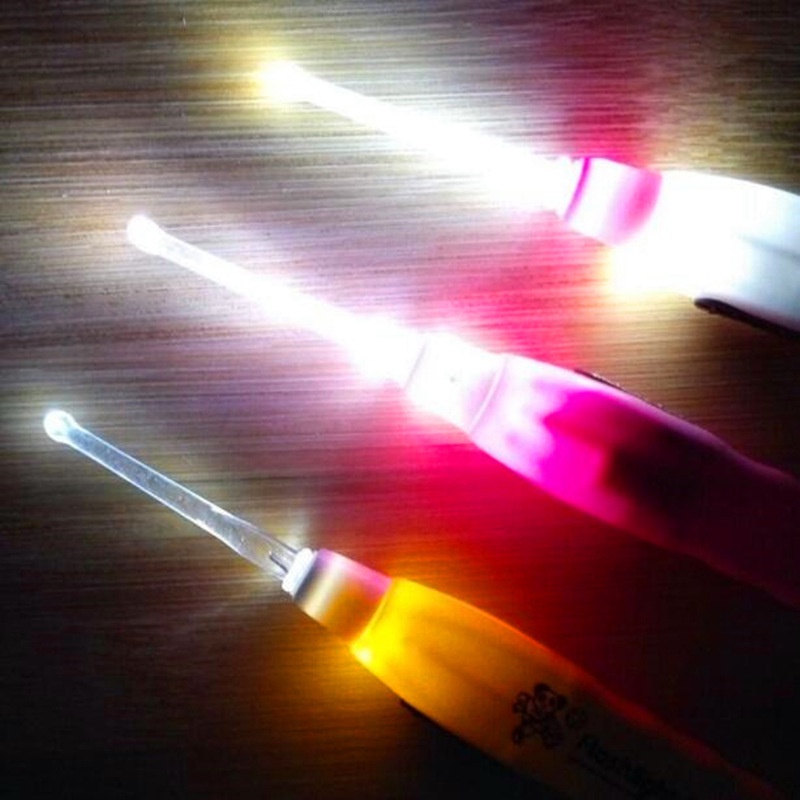 Bộ dụng cụ lấy ráy tai có đèn 3 trong 1 kèm hộp đựng