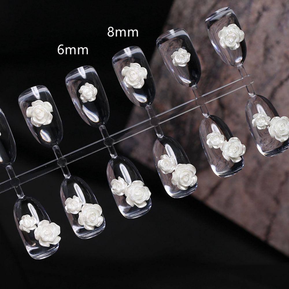 Phụ Kiện Hoa Trà Lấp Lánh Trang Trí Móng Tay DIY