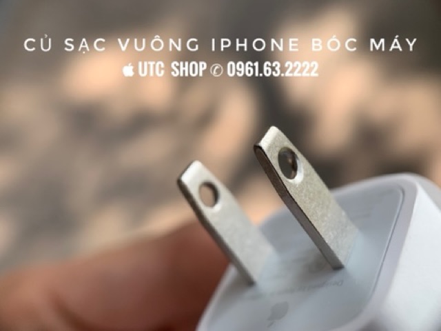 Củ sạc vuông zin bóc máy iPhone XS MAX