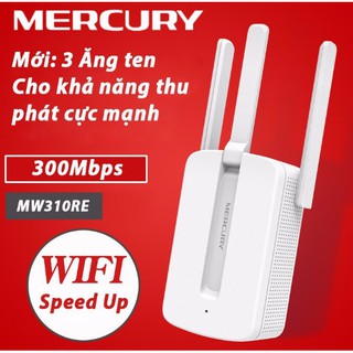 Mua Bộ Kích Sóng Wifi Mercury Repeater MW310RE 3 Anten Cực Mạnh - Bảo hành 6 tháng