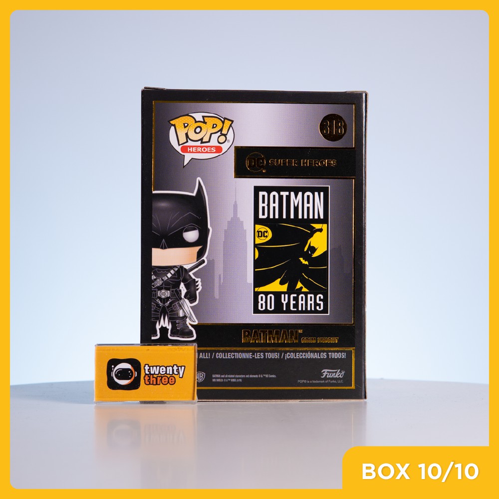 Mô hình đồ chơi Funko Pop • Batman Grim Knight 318 • Batman 80th (Hot Topic Exclusive)