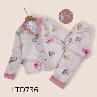 Pyjama - Bộ Ngủ Pizama Lụa Mango Dài Tay
