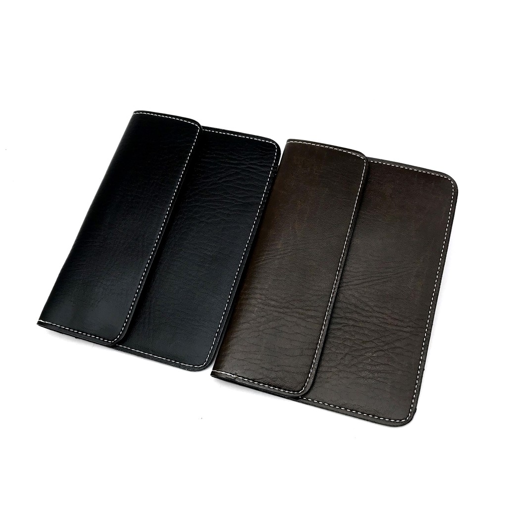 Ví đựng hộ chiếu, giấy tờ đăng kiểm xe Đồ Da H2 VD0012 (Đen) - H2leather