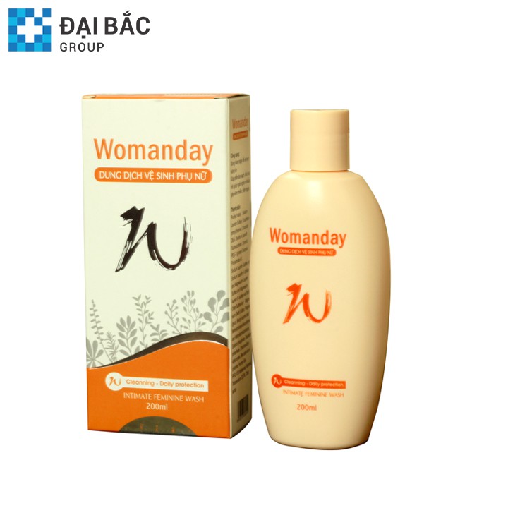 [MUA NHIỀU GIẢM GIÁ]Combo 2 hộp dung dịch vệ sinh phụ nữ WOMANDAY 250ml/hộp giảm ngay 5%