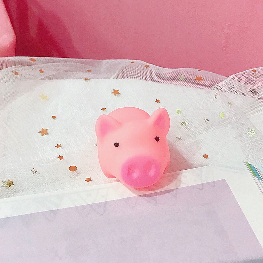 Đồ chơi nắn bóp đàn hồi giảm stress hình chú heo hoạt hình đáng yêu