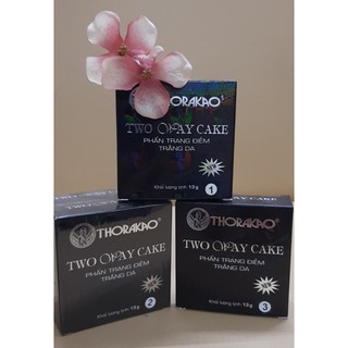 Phấn trang điểm Thorakao trắng da có nhũ 13g