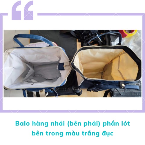 Balo bỉm sữa - Ba lô giữ nhiệt nhiều ngăn tiện lợi LIVING TRAVELING SHARE
